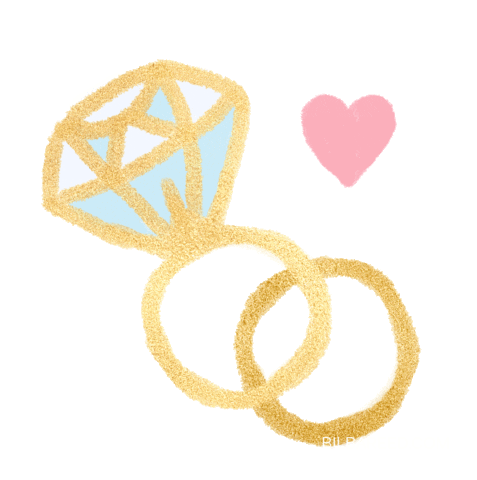 I Love You Hearts Sticker by Bilbareed