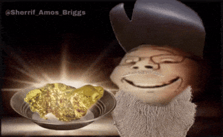 Gold Cowboy GIF