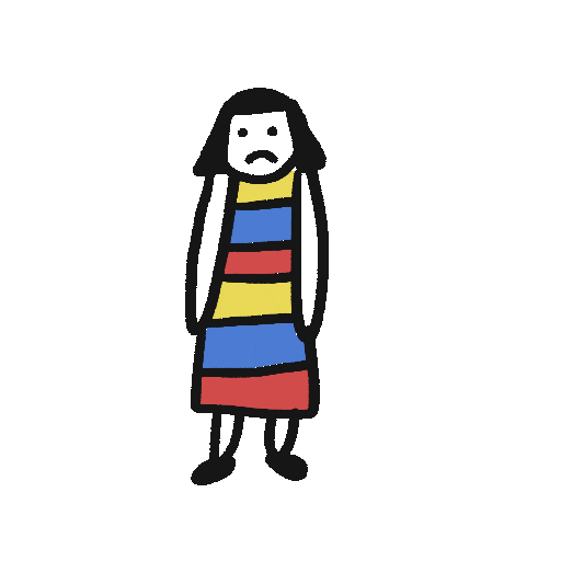 Stressed Anxiety Sticker