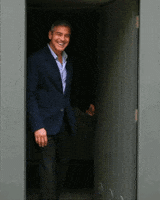 angry george clooney GIF
