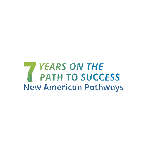 New American Pathways Sticker