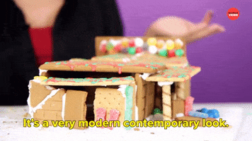 Gingerbread House Christmas GIF by BuzzFeed