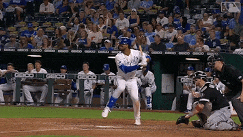 Excited Home Run GIF by Kansas City Royals
