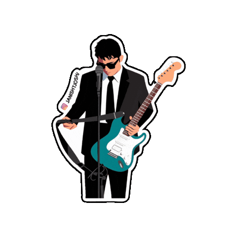 Rockstar Beatles Sticker by Tiger Baby Records