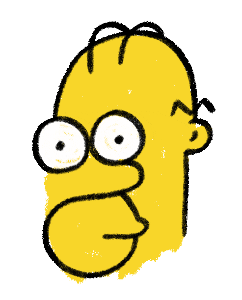 Art Simpsons Sticker by OK Motion Club