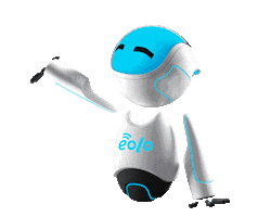 Robot Internet Sticker by EOLO