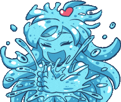 Happy Monster Girl Sticker by Jin