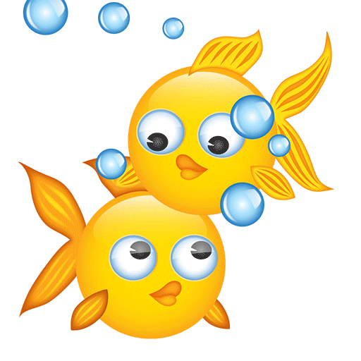 Emoji Fish Sticker by emoji® - The Iconic Brand