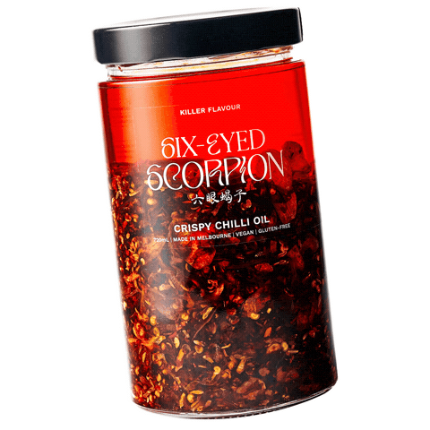 Chili Oil Sticker by Six-Eyed Scorpion
