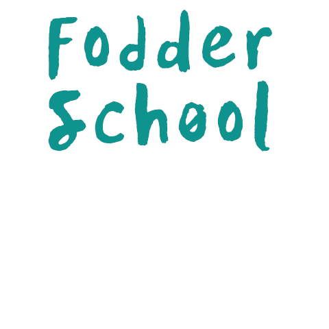 Fodder School Sticker by willaworkshops