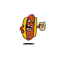 Hotdog Sticker