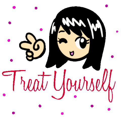 Treat Yourself Sticker by Hello Cindy! Beauty