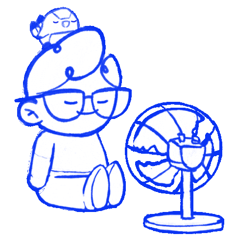 Summer Fan Sticker