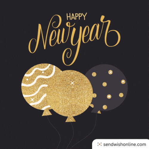 Happy New Year Love GIF by sendwishonline.com