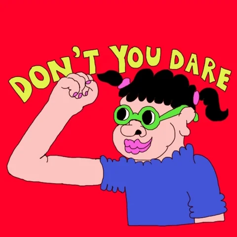 Animation Dont You Dare GIF