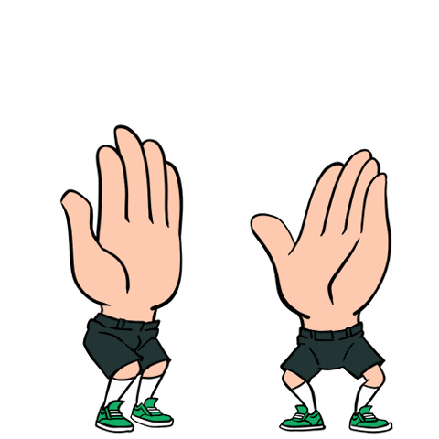 Highfive Sticker
