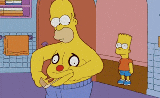 the simpsons vintage GIF