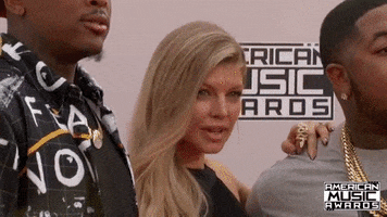 red carpet fergie GIF by AMAs