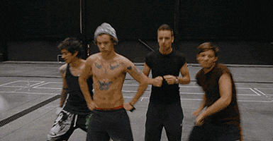 One Direction Dancing GIF by BOP and Tiger Beat!