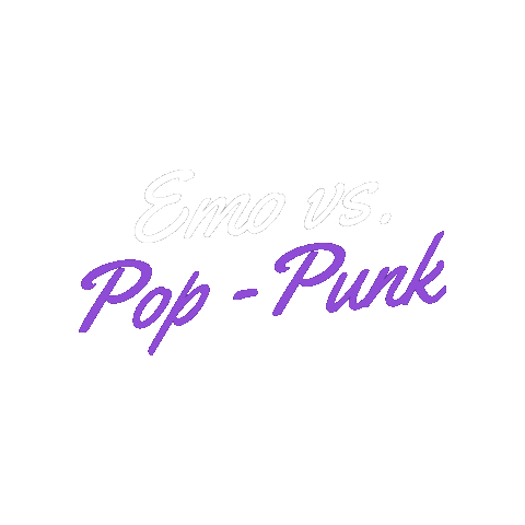Emo vs. Pop-Punk Sticker