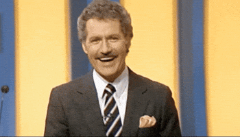 Happy Alex Trebek GIF by Jeopardy!