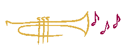 Trumpet Sticker by Ticket Gretchen