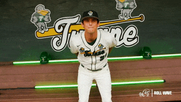 College Baseball Carter GIF by GreenWave