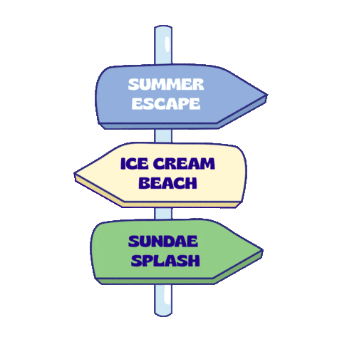 Ice Cream Summer Sticker by ELD