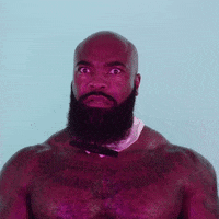 Shocked Beard GIF by GIPHY Studios Originals