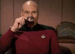 wittnl hot tea star trek picard GIF