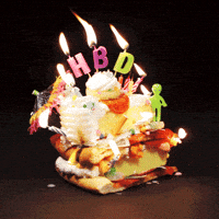 Hbd Happy Birthday GIF - Hbd Happy Birthday Birthday Cake - Discover &  Share GIFs