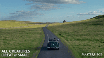 Road Trip Drive GIF by MASTERPIECE | PBS