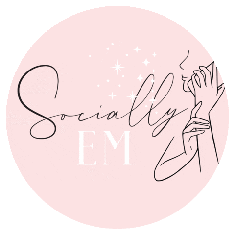 Socially Em Sticker