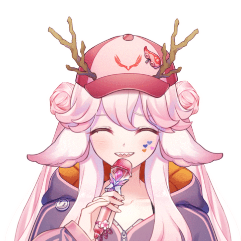 Girl Vtuber Sticker
