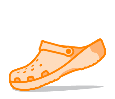 Clog Come As You Are Sticker by Crocs Shoes for iOS & Android | GIPHY