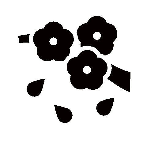 Flower 花 Sticker by EXPERIENCE JAPAN PICTOGRAMS