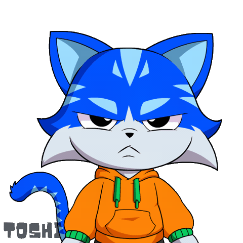 Angry Fed Up Sticker by Toshithecat