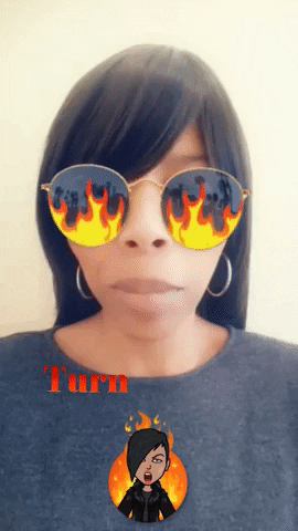 burning up turn around GIF by Dr. Donna Thomas Rodgers