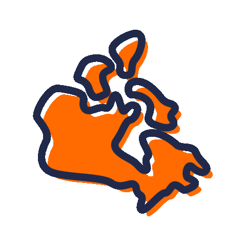 Canada Map Sticker by Boldr Impact