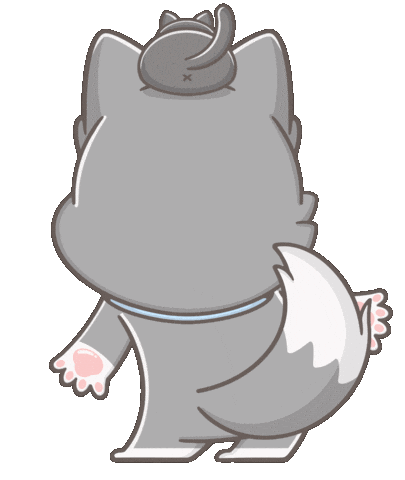Happy Black Cat Sticker