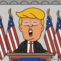 president trump animation GIF by Rough Sketchz