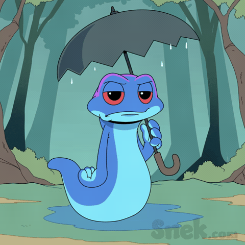 Sad Rainy Day GIF by Snek