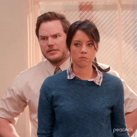 Shocked Season 5 GIF by Parks and Recreation