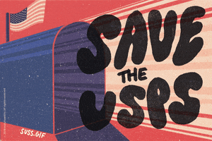 Postal Service Vintage GIF by Mollie Suss