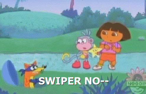 Swiper No Swiping GIFs - Get the best GIF on GIPHY