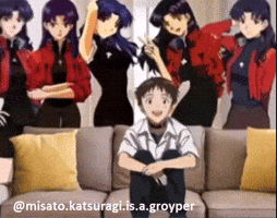 Neon Genesis Evangelion Joke GIF