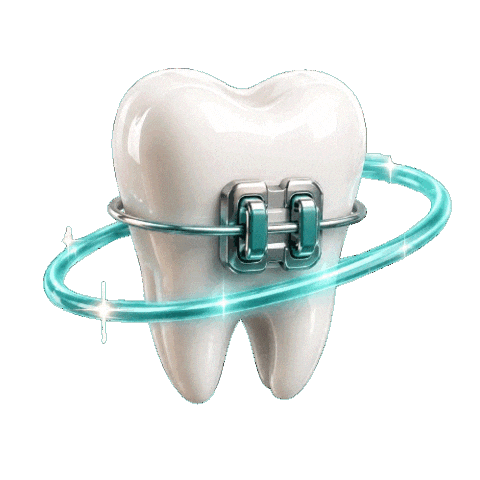 Braces Smile Sticker by Saraj dent