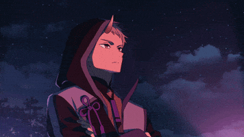 Rai 雷 GIF by Cosmic Princess Kaguya! official