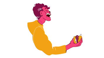 Burger Sticker by Amo Ofertas Oficial