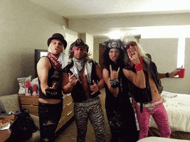 Currentproperties hard rock 80's motley crue hairband GIF